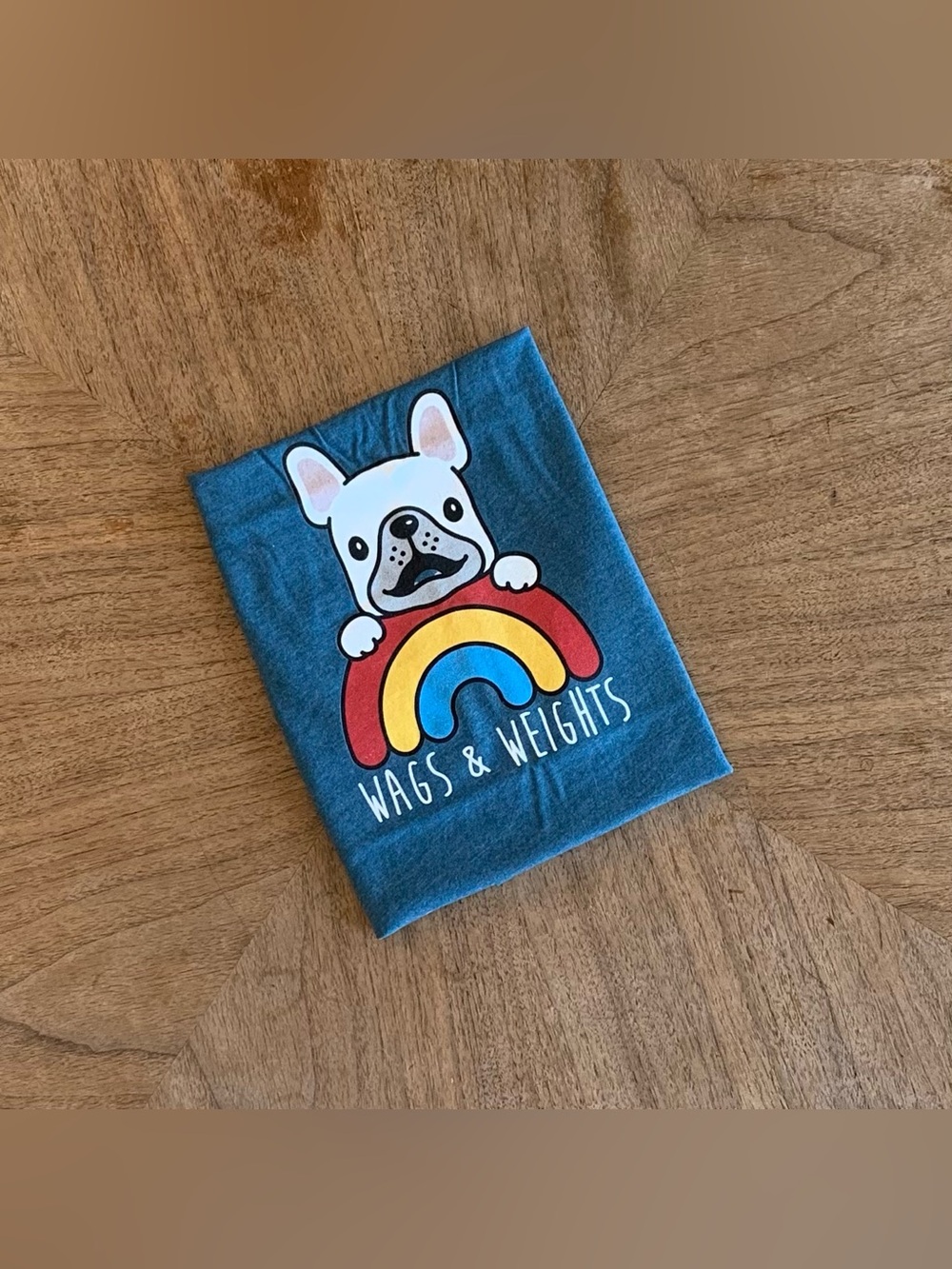 Wags and Weights Rainbow Crop Tank